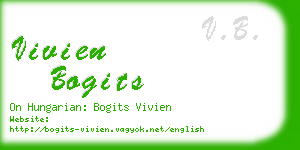 vivien bogits business card